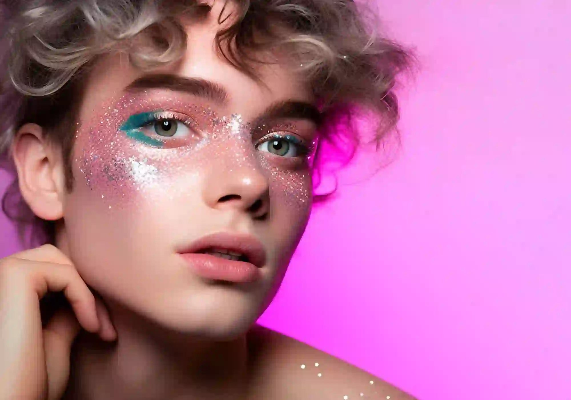 Stargazer Glitter makeup for face and body