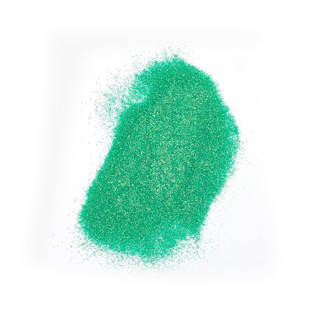 Green Face Glitter Shaker