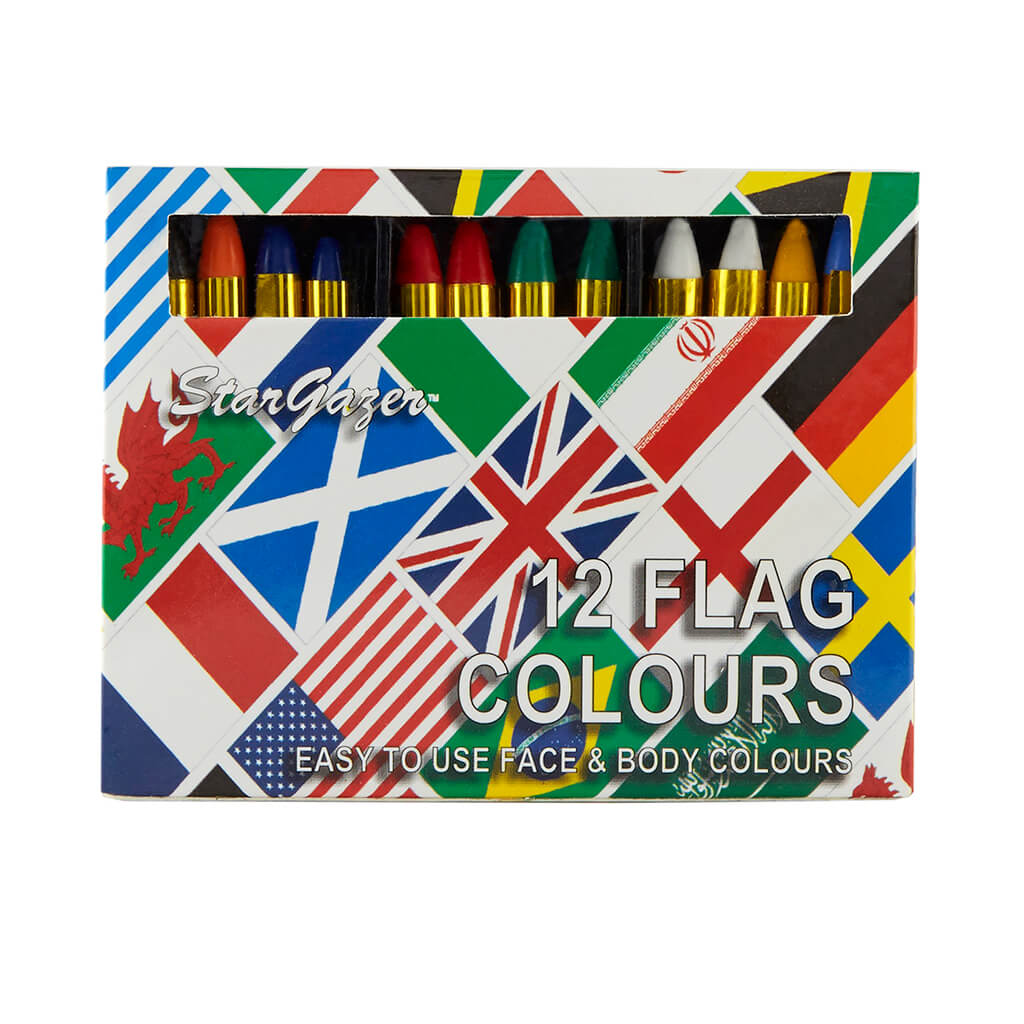 Face Paint Face Crayons - Flag Edition - Stargazer