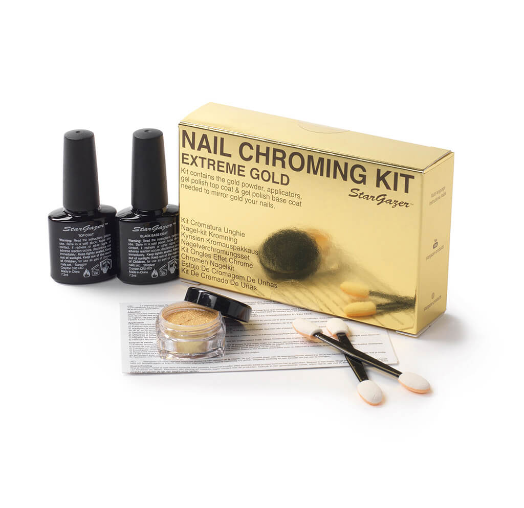 Nail Chroming Kit gold - Stargazer