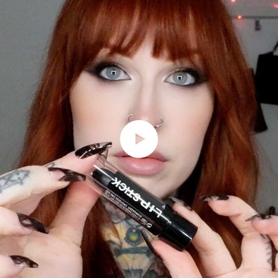 Erin Porter shows off Stargazer Black Lipstick